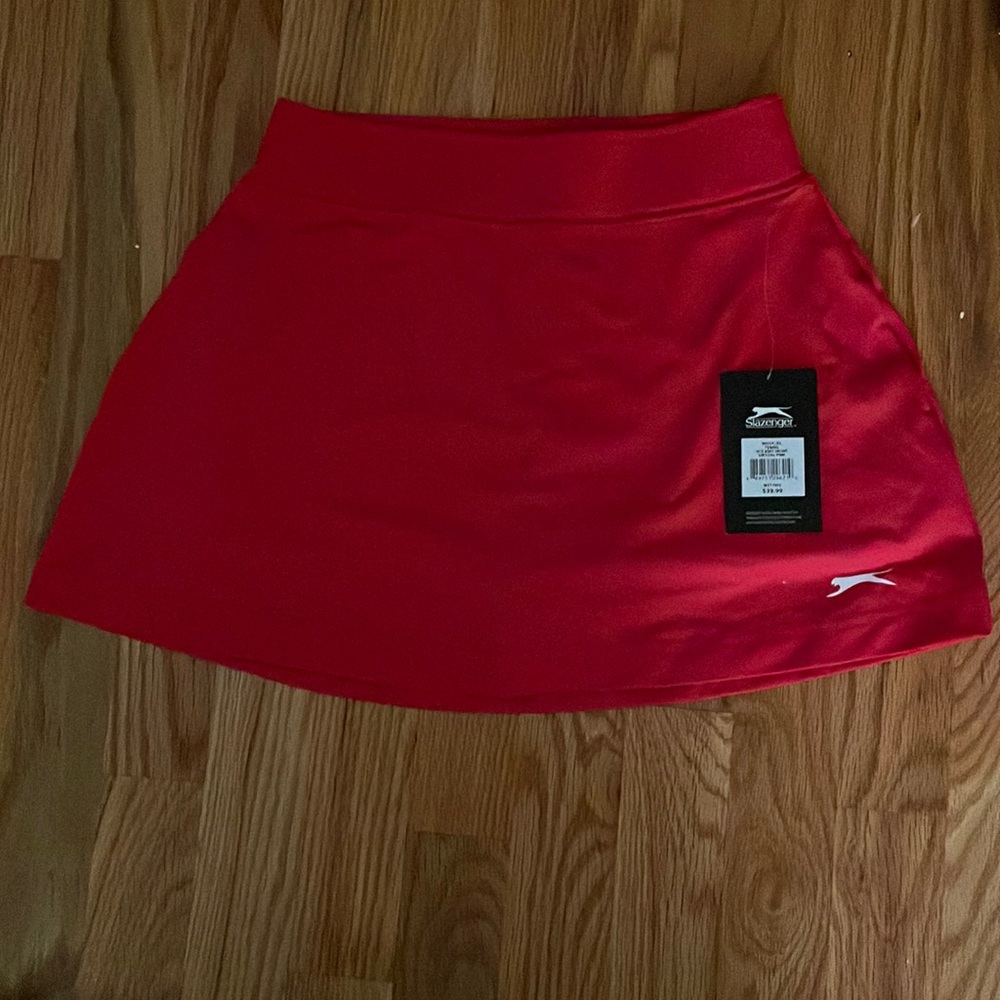 Skirt and top tennis wear - red